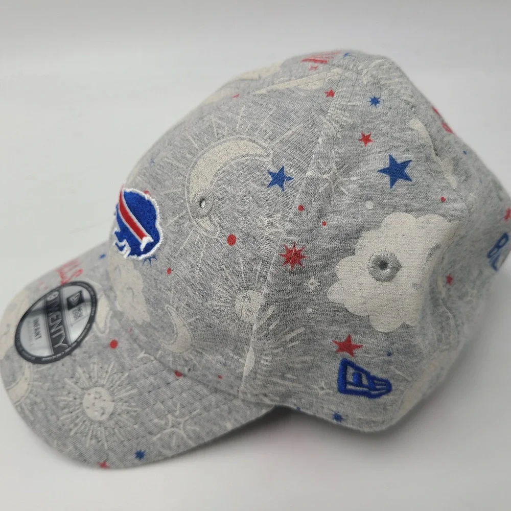 Infant Buffalo Bills Hat One Size New Era 9Twenty Gray Blue NFL All Over Print
